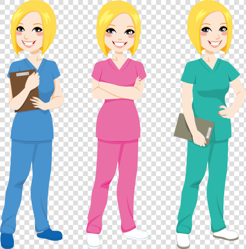 Nurse Clip Scrubs   Nurse In Scrubs Clip Art  HD Png DownloadTransparent PNG