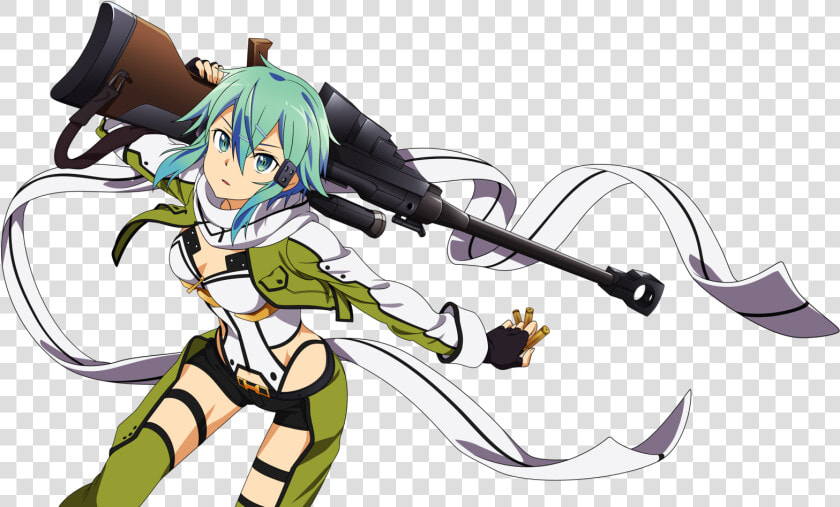 Sao Transparent Fatal Bullet   Sword Art Online Sinon Png  Png DownloadTransparent PNG