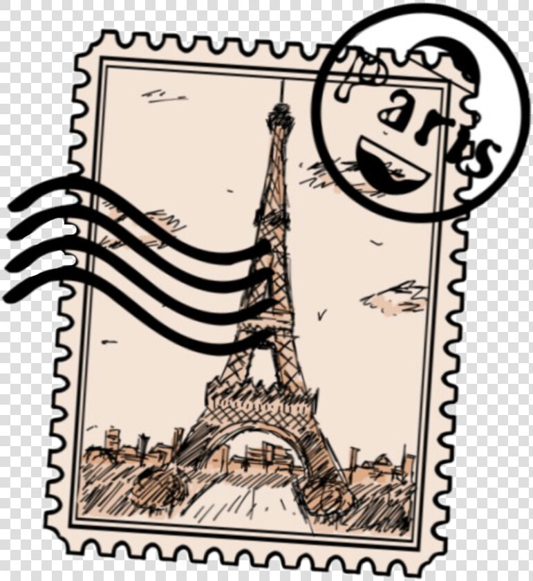  postage  stamp  voteplease  freetoedit   Paris Postage Stamp Png  Transparent PngTransparent PNG