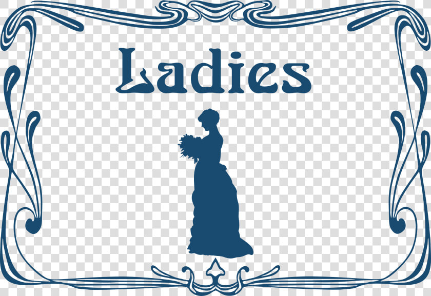 Ladies   Ladies Toilet Door Sign  HD Png DownloadTransparent PNG