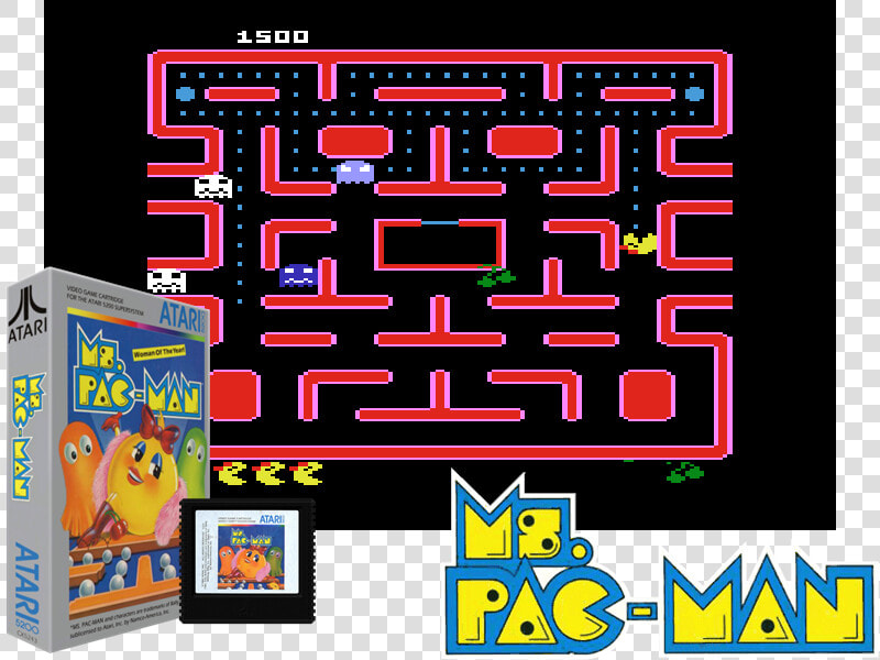 Pac man  europe    Ms Pac Man  HD Png DownloadTransparent PNG