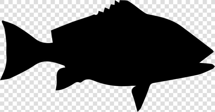 Fish Shape Of Red Snapper   Red Snapper Fish Silhouette  HD Png DownloadTransparent PNG