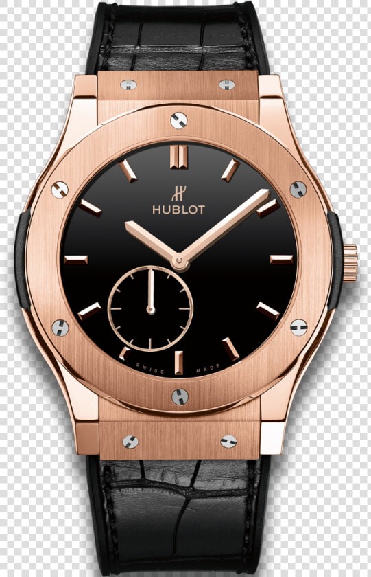 Classic Fusion Ultra thin King Gold Black Shiny Dial   Hublot 511 Nx 1171 Rx  HD Png DownloadTransparent PNG