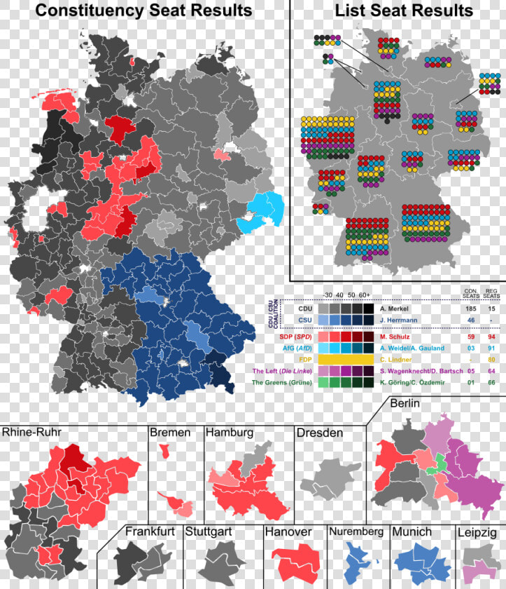 German Election 2017 Results  HD Png DownloadTransparent PNG