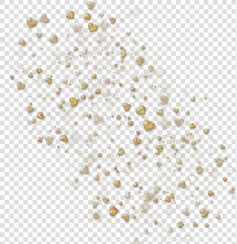  scatter  hearts  gold  confetti  love  valentinesday   Motif  HD Png DownloadTransparent PNG