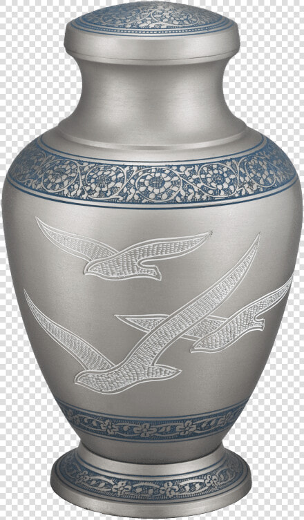 Georgia Cremation Silver With Doves Urn   Silver With Doves Urn  HD Png DownloadTransparent PNG