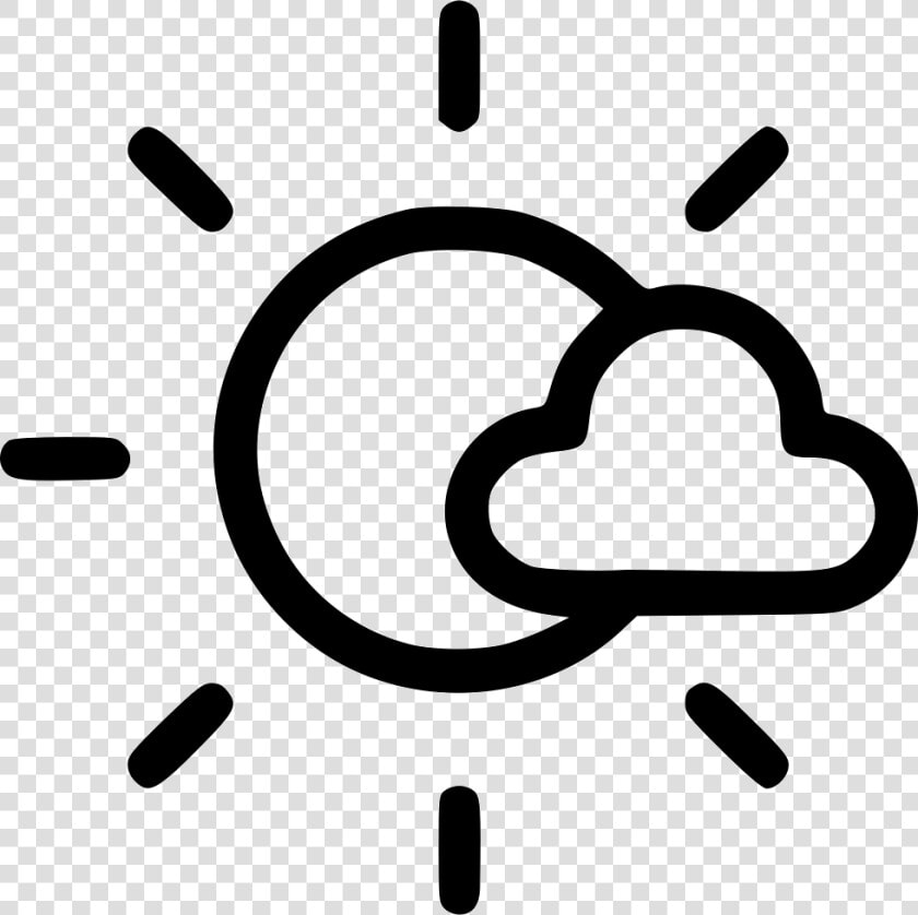 Sun Cloud Sunny Nature Sky Svg Png Icon Free Download   Transparent Sun And Cloud Icon  Png DownloadTransparent PNG