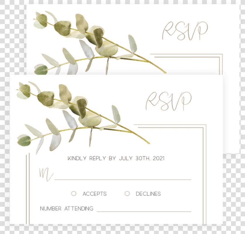 Clip Art Rsvp Cards Templates   Flower  HD Png DownloadTransparent PNG