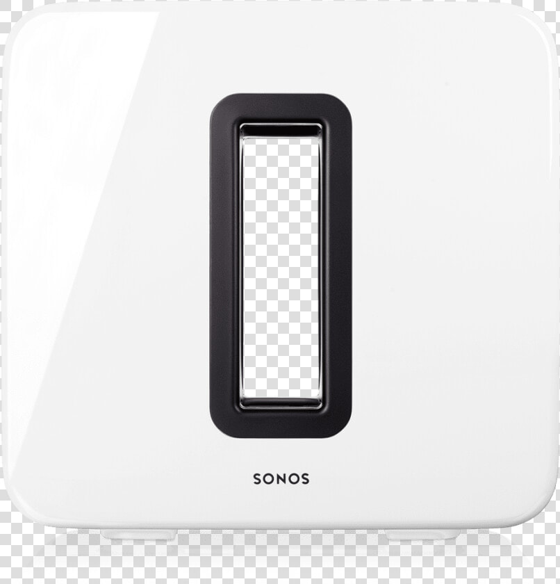 Sub White Front   White Sonos Sub Back  HD Png DownloadTransparent PNG