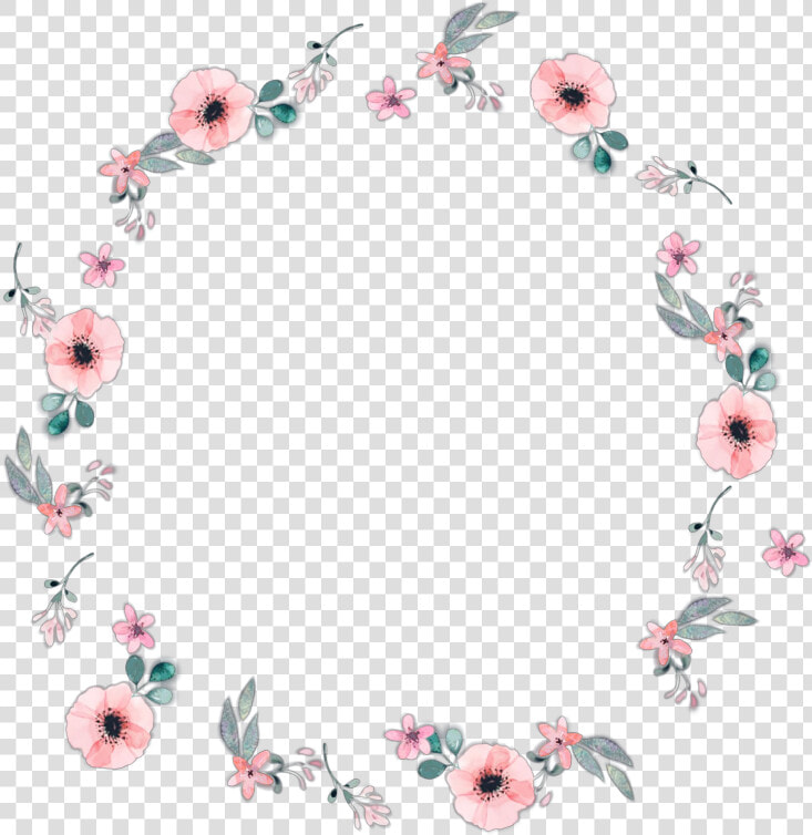  love  flowers  circle  cute  cuteflowers  pinkflowers   Bracelet  HD Png DownloadTransparent PNG