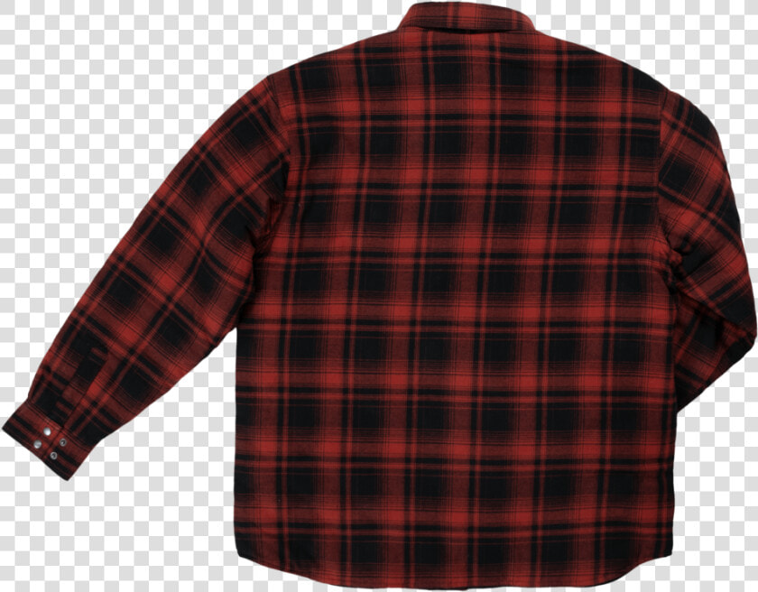 Tough Duck Mens Quilt Lined Flannel Shirt Red Plaid  HD Png DownloadTransparent PNG