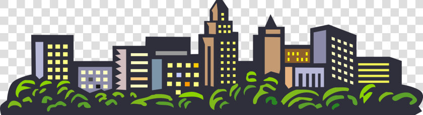 Transparent Skyline Vector Png   Urban Vector Png  Png DownloadTransparent PNG