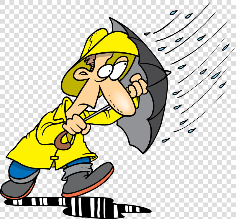 Ok  Sandy  You Re Not Invited To Thanksgiving Dinner   Cartoon Person In Rain  HD Png DownloadTransparent PNG