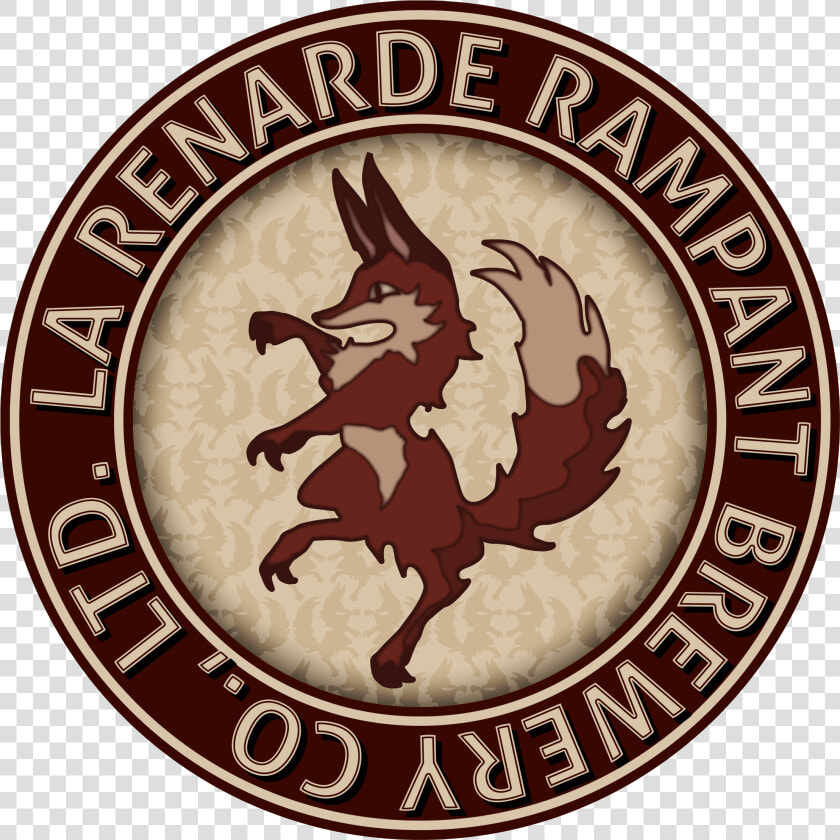 La Renard Seal   Beer Label  HD Png DownloadTransparent PNG