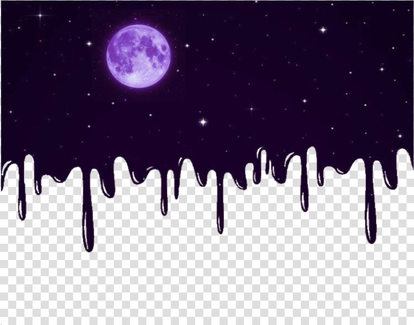 Ftestickers Background Night Stars Supermoon   Background For Wattpad  HD Png DownloadTransparent PNG