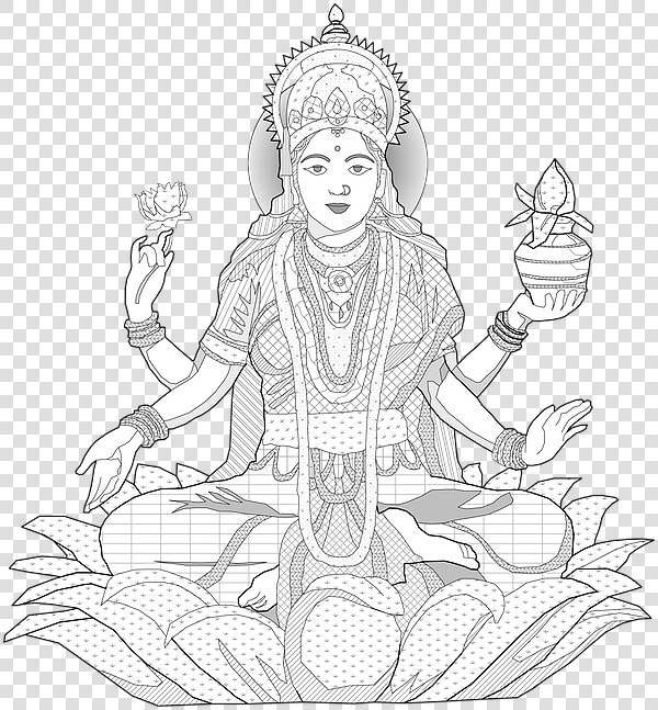 Let Us Now Move Into The Vibration Of The Goddess Lakshmi    Illustration  HD Png DownloadTransparent PNG