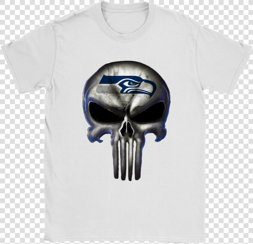 Seattle Seahawks The Punisher Mashup Football Shirts   Active Shirt  HD Png DownloadTransparent PNG