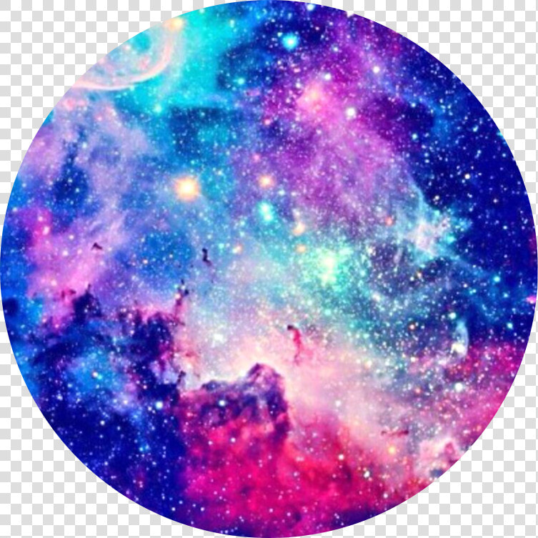  galaxy  pink  blue  purple  stars  circle  background   So Show Me I Ll Show You  HD Png DownloadTransparent PNG