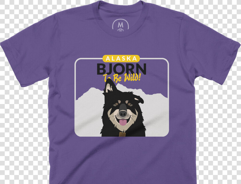 Bjorn To Be Wild Purple Rush   Scary T Shirt  HD Png DownloadTransparent PNG