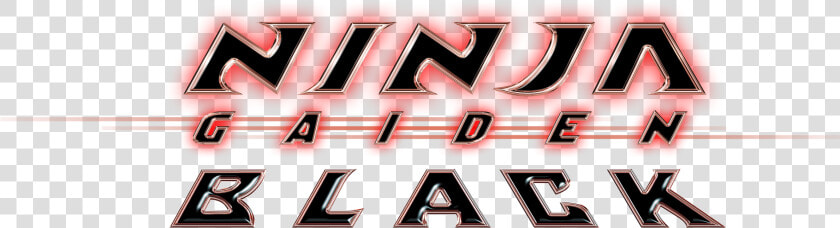 Ninja Gaiden Black Logo   Ninja Gaiden  HD Png DownloadTransparent PNG