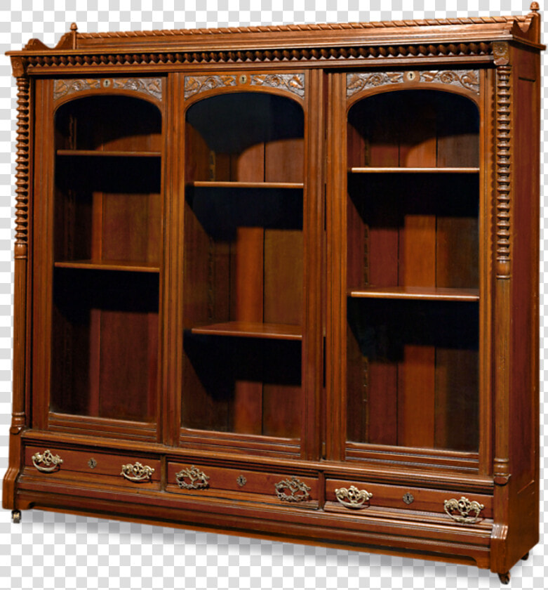 English Mahogany Bookcase   Hutch  HD Png DownloadTransparent PNG