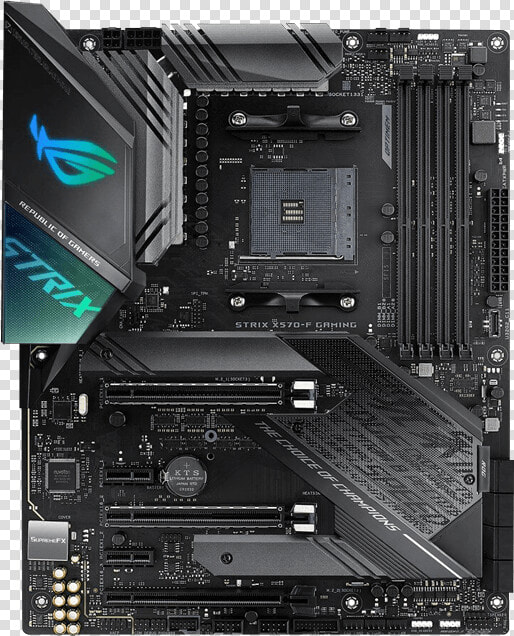 Rog Strix X570 f Gaming  Amd X570 Chipset  Am4  Hdmi    Asus X570 Strix E  HD Png DownloadTransparent PNG