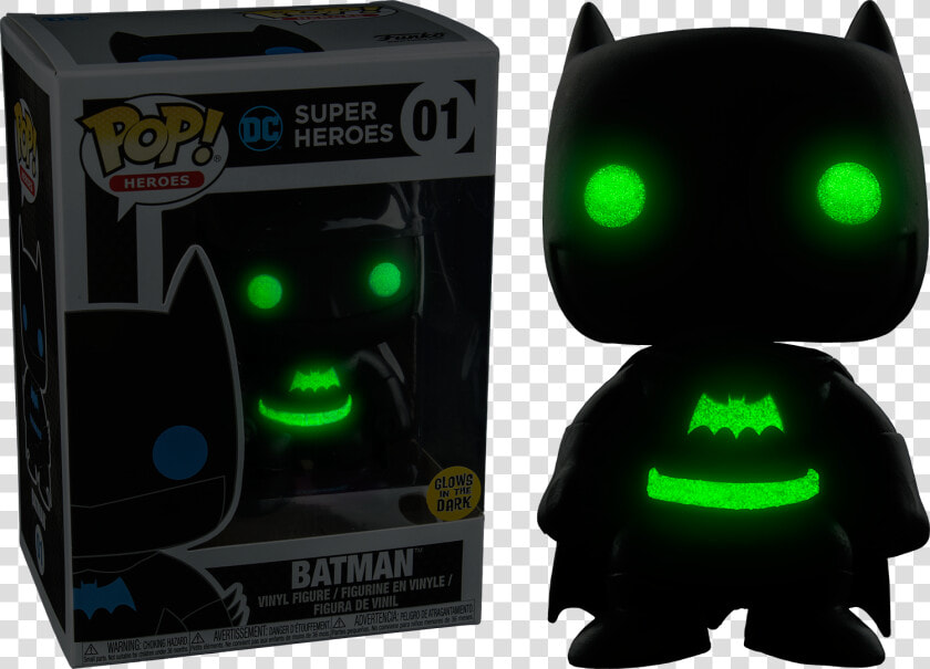 Batman Silhouette Glow In The Dark Pop Vinyl Figure   Funko Pop Batman Black  HD Png DownloadTransparent PNG