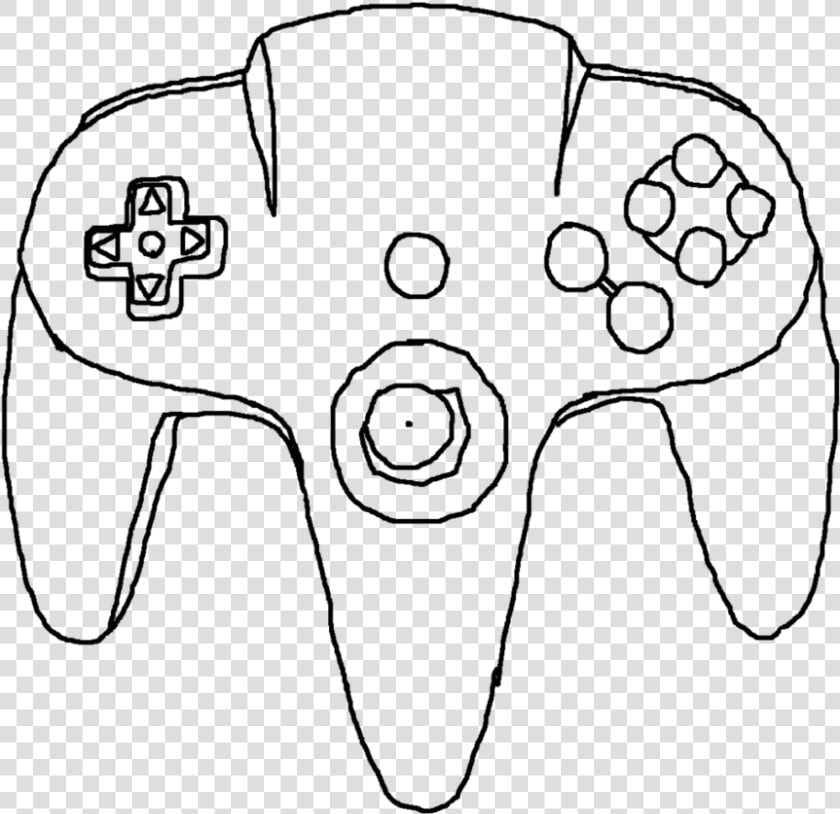 Drawn Controller N64   Drawn Controller  HD Png DownloadTransparent PNG