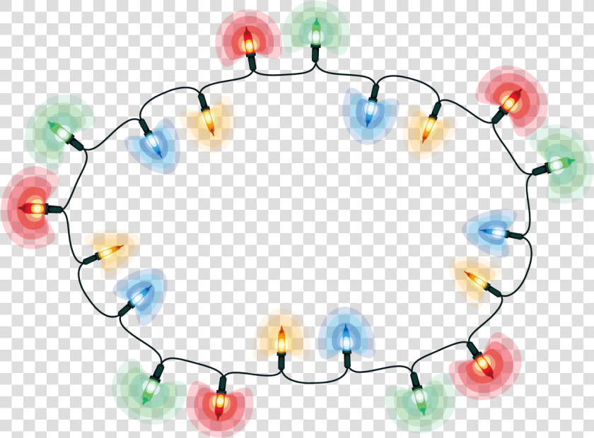 Transparent String Of Lights Clipart   Christmas Lights Ring  HD Png DownloadTransparent PNG