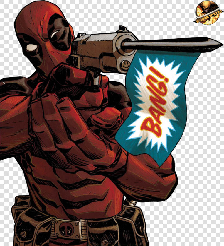 Deadpool Marvel Comics   Png Download   Deadpool Bang  Transparent PngTransparent PNG