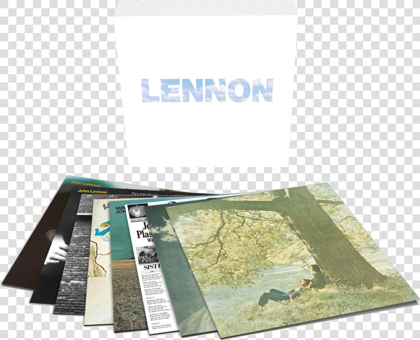 John Lennon Signature Png   John Lennon Vinyl Box Set  Transparent PngTransparent PNG