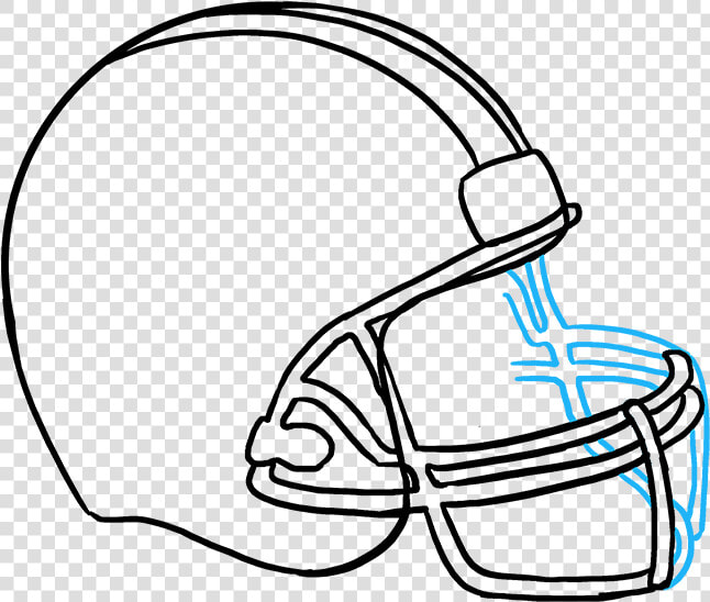 Drawing Cowboys Football Helmet Transparent Png Clipart   Football Helmet Drawing  Png DownloadTransparent PNG