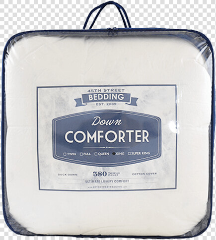 Down Comforter Packaged   Bag  HD Png DownloadTransparent PNG