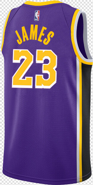 Los Angeles Lakers Lebron James 2018 19 Statement Edition   2018 Lakers Away Jersey  HD Png DownloadTransparent PNG