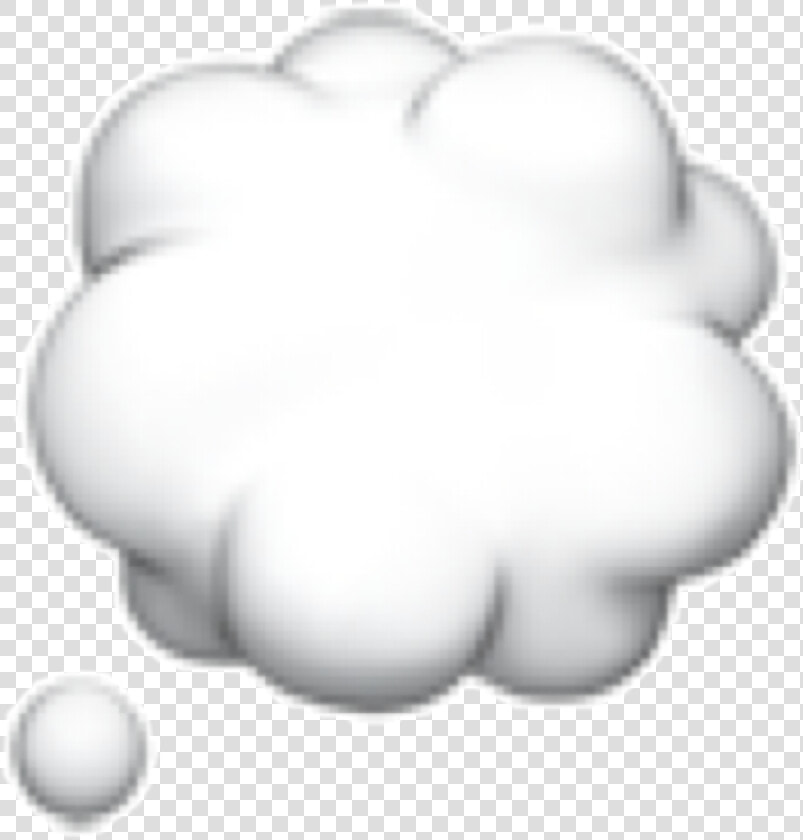  emoji  bubble  speechbubble  thinking  denkblase  white  HD Png DownloadTransparent PNG