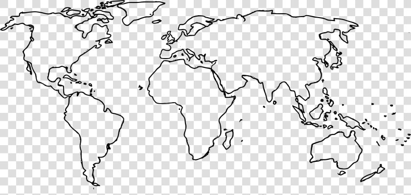 Ecoregion   World Map Outline Png  Transparent PngTransparent PNG