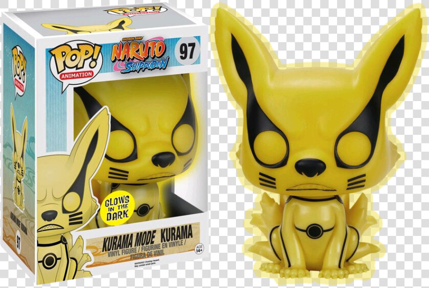 Kurama Kyubi Mode Glow In The Dark 6” Super Sized Pop   Kurama Naruto Funko Pop  HD Png DownloadTransparent PNG