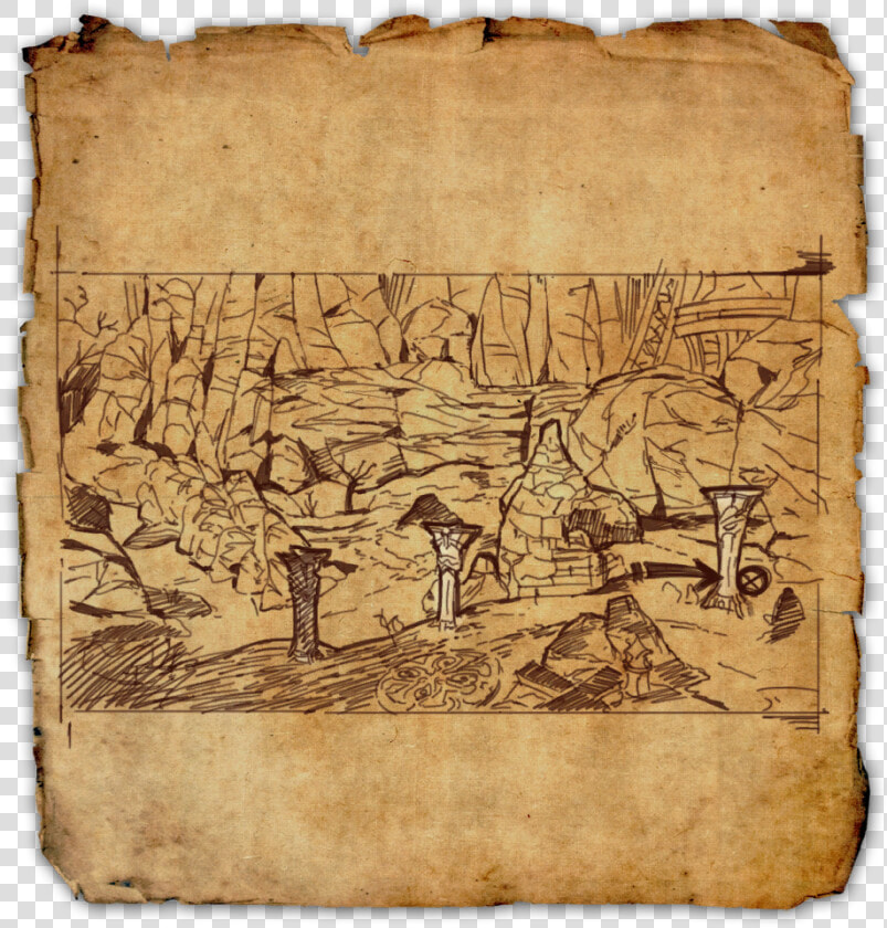 Transparent Iv Png   Eso Murkmire Treasure Map 2  Png DownloadTransparent PNG