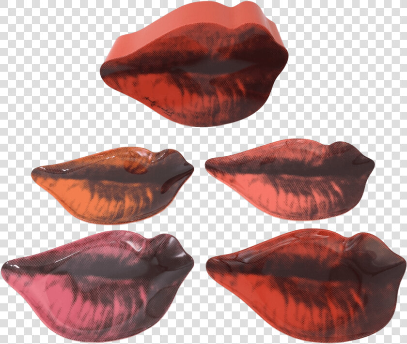 Marilyn Monroe Lip Trinket Dishes By Andy Warhol   Lips Stamped De Andy Warhol  HD Png DownloadTransparent PNG