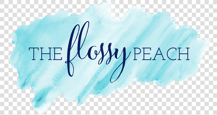 The Flossy Peach Watercolor Header   Graphic Design  HD Png DownloadTransparent PNG