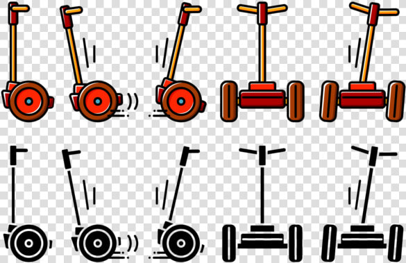 Segway Icon Vector  HD Png DownloadTransparent PNG