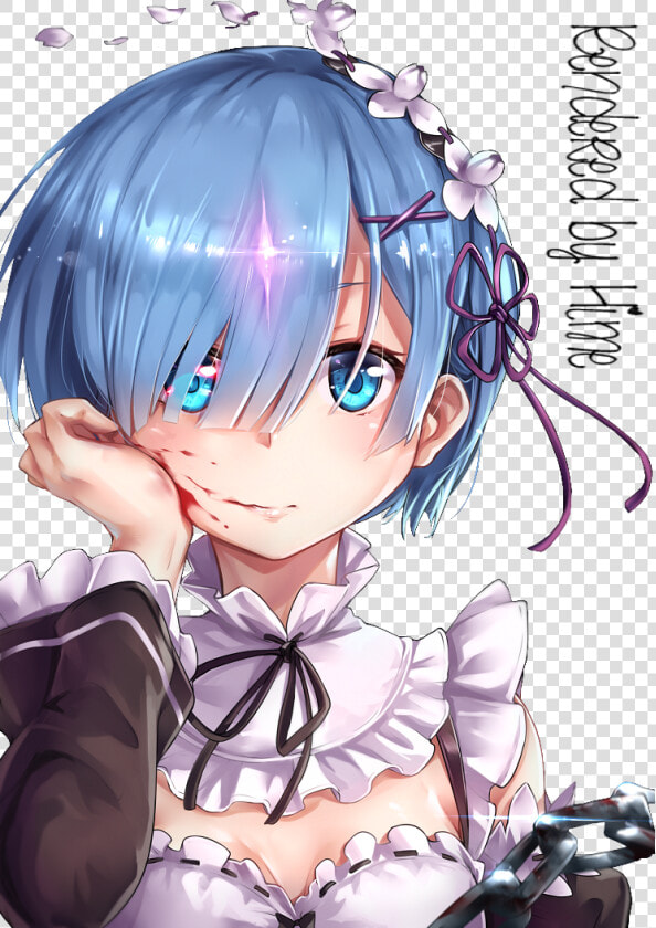 Re Zero Rem 181 6 20 2016 By Anihimeai da73l3h   Rem Re Zero Render Png  Transparent PngTransparent PNG