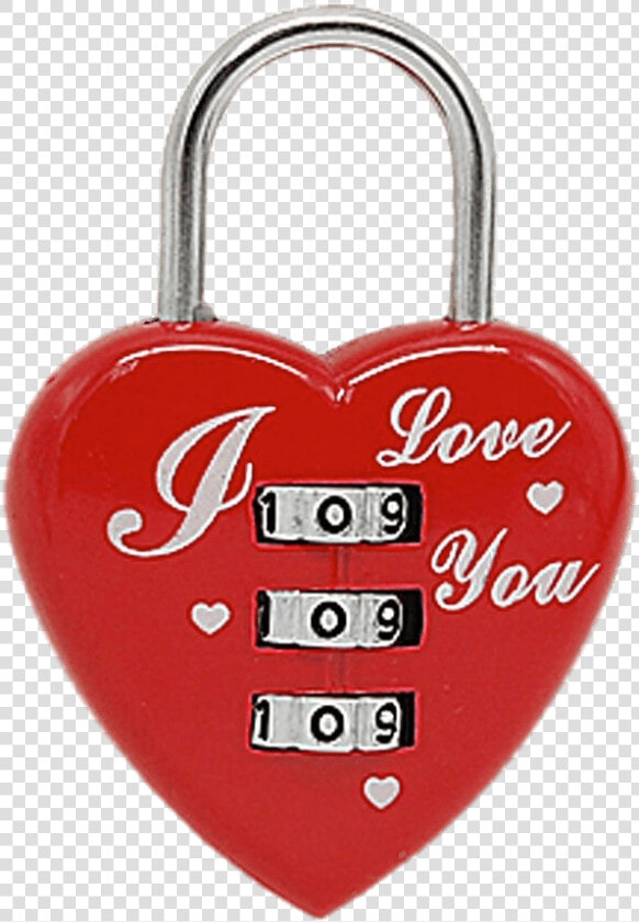 Heart Shaped Combination Lock   Padlock  HD Png DownloadTransparent PNG