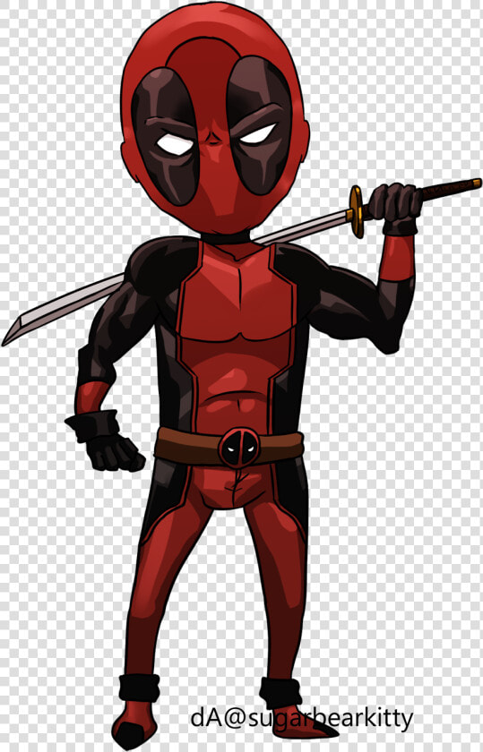 Deadpool Clipart Comic Book Character   Spiderman Chibi Png  Transparent PngTransparent PNG