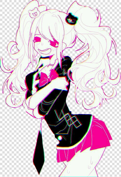  freetoedit  danganronpa  junkoenoshima  junko Enoshima   Fanart Junko Enoshima Icons  HD Png DownloadTransparent PNG