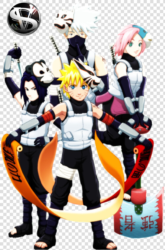 Naruto Et Sasuke Et Sakura Et Kakashi  HD Png DownloadTransparent PNG