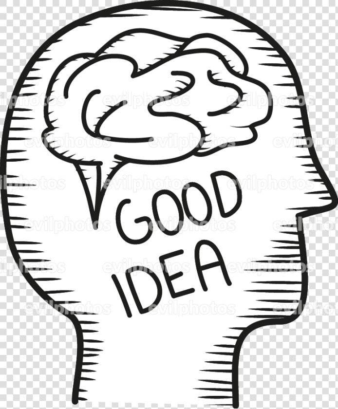 Brain Drawing Vector And Stock Photo   Drawing  HD Png DownloadTransparent PNG