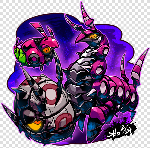 Venipede  Whirlipede  And Scolipede   ポケモン ホイーガ  HD Png DownloadTransparent PNG