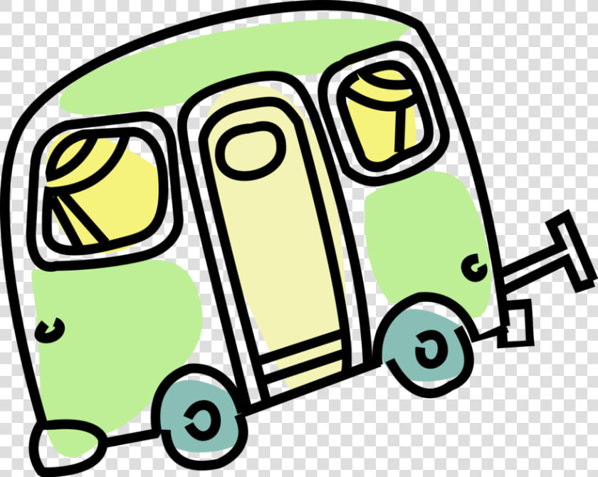 Vector Illustration Of Recreational Vehicle Camping  HD Png DownloadTransparent PNG