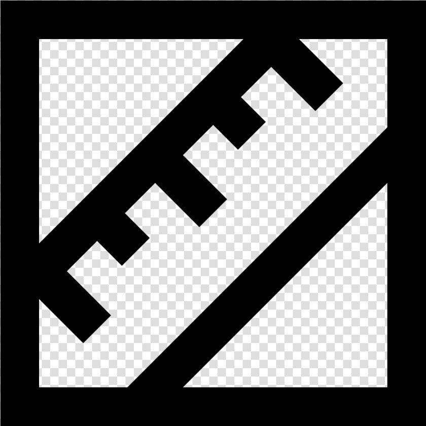 This Icon Is Depicting A Ruler Tilted Diagonally And   Icon Penggaris Png  Transparent PngTransparent PNG